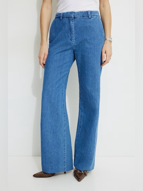 Dynamite Denim - NWT Dynamite Wide Leg Trouser Jeans in Prospect Blue- Size 4/ 27
